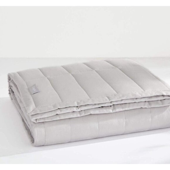 New In Box Casper Cotton Breathable Weighted Blanket, 20 lbs, Gray - Picture 4 of 5